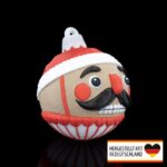 Weihnachtsbaumschmuck Nussknacker Kugel - Tradition trifft Moderne