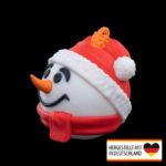 Weihnachtsbaumschmuck glücklicher Schneemann - Charmanter Wintergruß