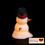 Weihnachten- der glückliche Schneemann- LED Teelichthalter - Dein stimmungsvoller Begleiter