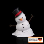 Weihnachten- der glückliche Schneemann- LED Teelichthalter - Dein stimmungsvoller Begleiter