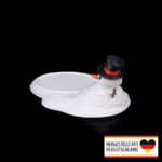 Tassenuntersetzer Schmelzi der Schneemann - Dein winterlicher Tischbegleiter