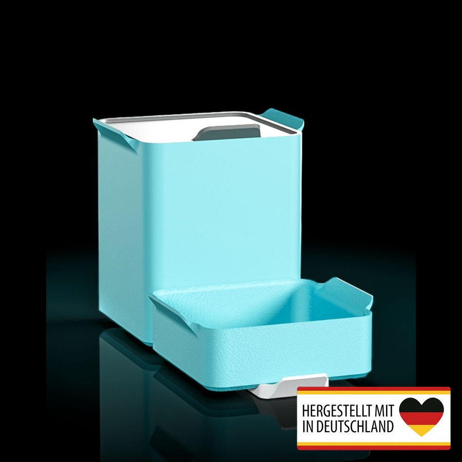 Cleverer Schrankorganizer für effiziente Mülltrennung in der Küche