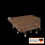 Spieltisch der hölzernen Taverne - Dein gemütlicher Spieleabend-Begleiter