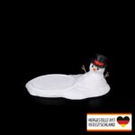 Tassenuntersetzer Schmelzi der Schneemann - Dein winterlicher Tischbegleiter