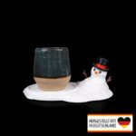 Tassenuntersetzer Schmelzi der Schneemann - Dein winterlicher Tischbegleiter