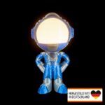 Galaktische Tischlampe Mecha Austroaut in 30 cm Höhe, futuristisches Design
