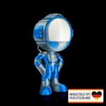 Detailansicht der Tischlampe Mecha Austroaut, nachhaltiges PLA-Material