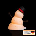 Weihnachten- der glückliche Schneemann- LED Teelichthalter - Dein stimmungsvoller Begleiter
