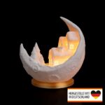 Weihnachten- Mondscheindorf- LED Teelichthalter - Magische Winterlandschaft