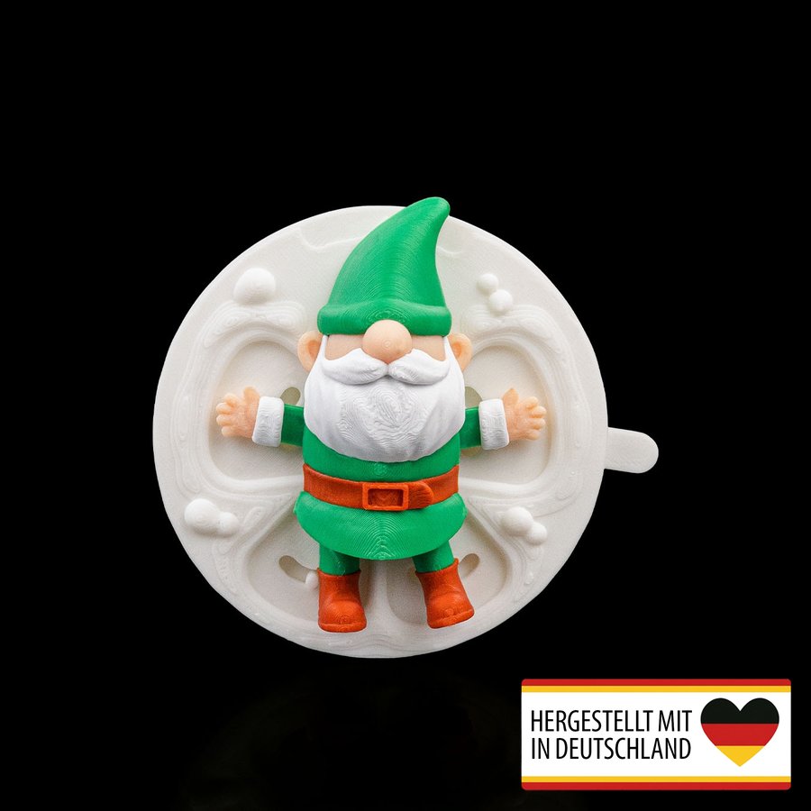Weihnachtsfigur Schneeengel-Wichtel - Zauberhafte Winterfreude
