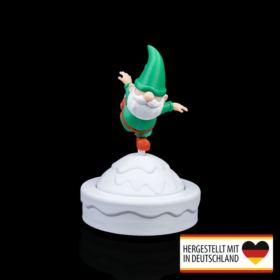 Weihnachtsfigur Schnittschuh- Wichtel - Dein winterlicher Glücksbringer