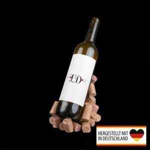 Einzigartiger Weinflaschenhalter KorkBalance im modernen Design