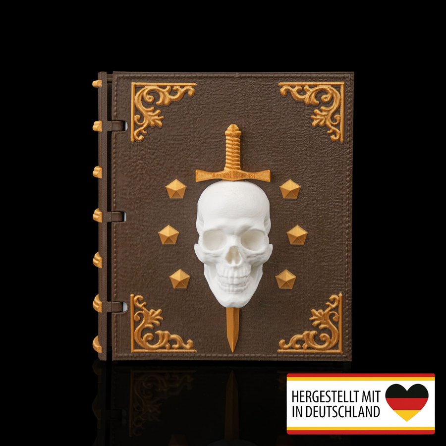 Würfelaufbewahrung Buch der Gebundenen Seelen - Magischer Ordnungshelfer