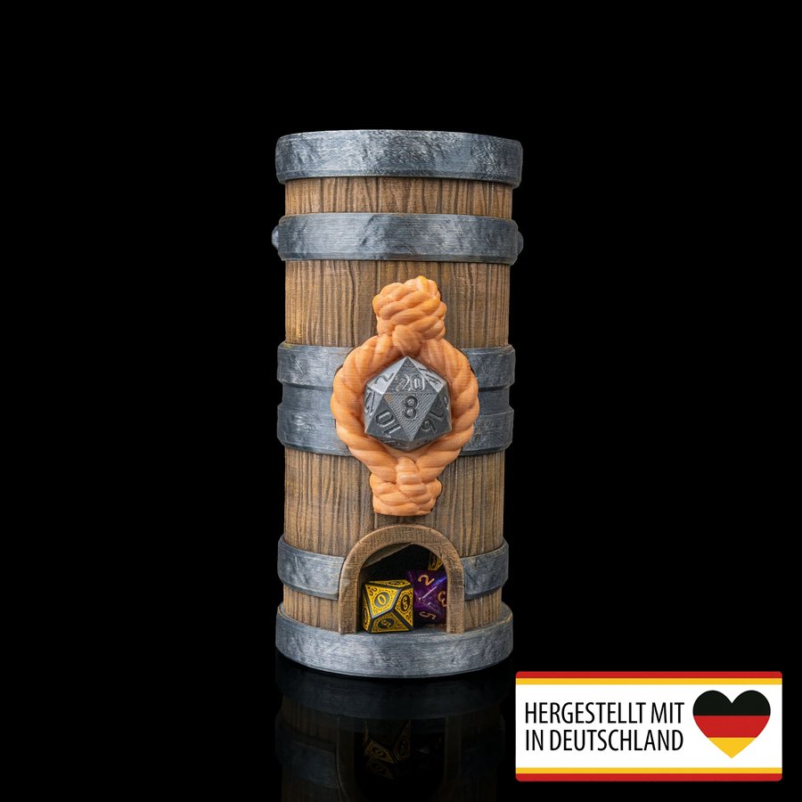 Würfelaufbewahrung Fass der Abenteurer - Dein magisches Würfelspiel