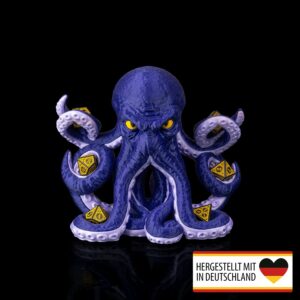 Mystische Würfelaufbewahrung in Form einer Schattenkrake aus dem Ewigen Ozean