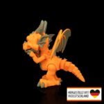 3D-gedruckte Drachenfigur aus nachhaltigem PLA