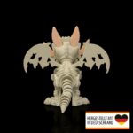 3D-Druck Drachenfigur Knochenschwinge für Sammler