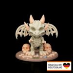Mystische Drachenfigur Knochenschwinge in detailreicher 3D-Druck-Optik