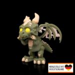 Seitenansicht der untoten Drachenfigur