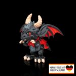 Detailansicht der Drachenfigur Vampir Lord der Finsternis