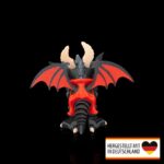 Rückansicht der Drachenfigur Vampir Lord der Finsternis