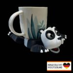 Untersetzer Panda mit Herz in Deutschland hergestellt