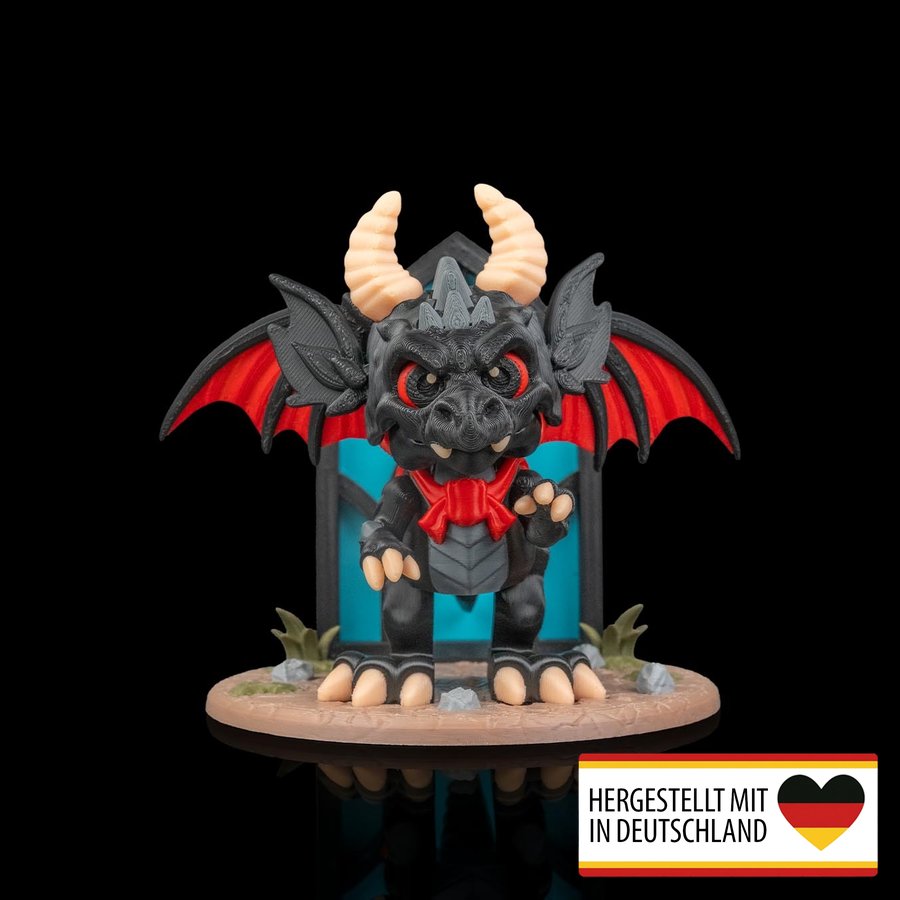 Mystische Drachenfigur Vampir Lord der Finsternis in 15cm Größe