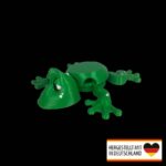 Nahaufnahme des Tischuntersetzers in Froschform