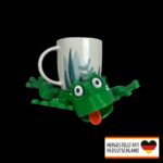 Niedlicher Frosch Untersetzer für den Tisch, aus nachhaltigem PLA