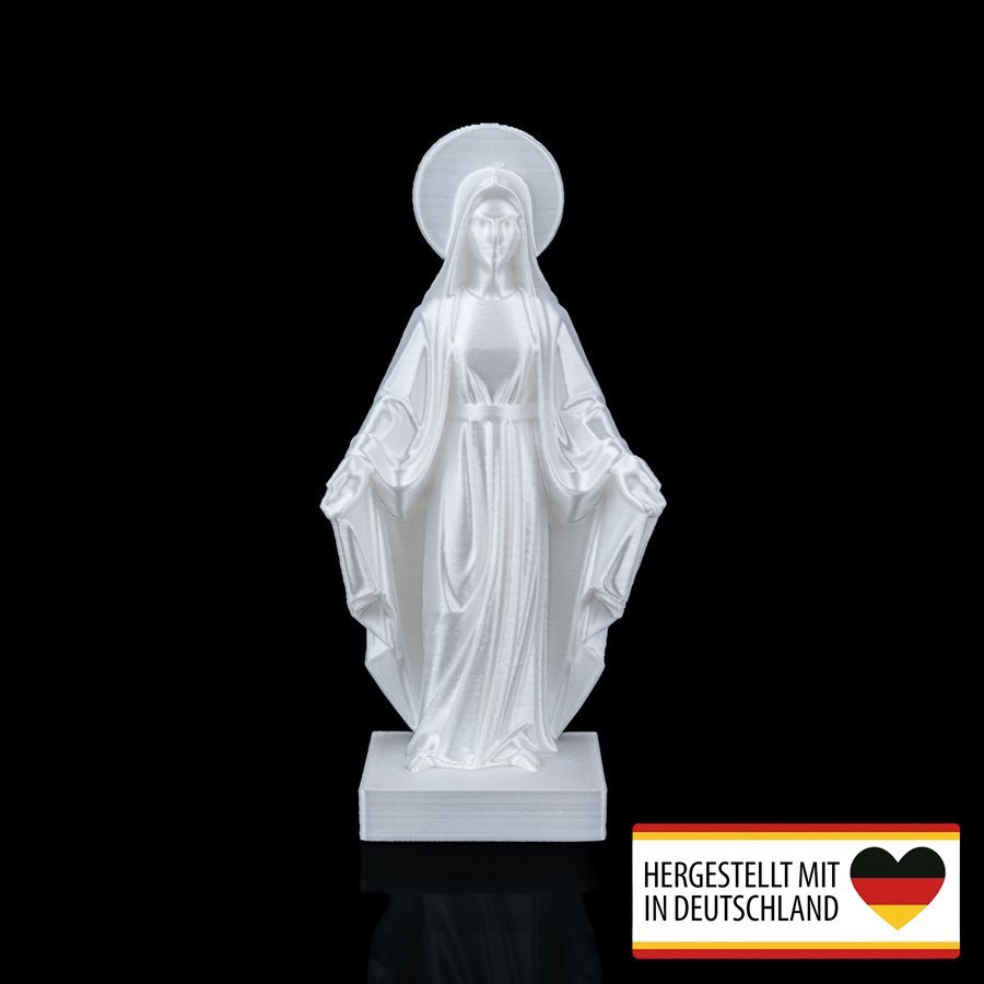 Heilige Maria Figur aus nachhaltigem PLA, Symbol für Vertrauen