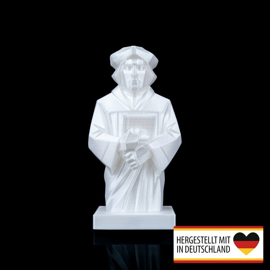 Martin Luther Statue als Symbol der Reformation aus nachhaltigem PLA